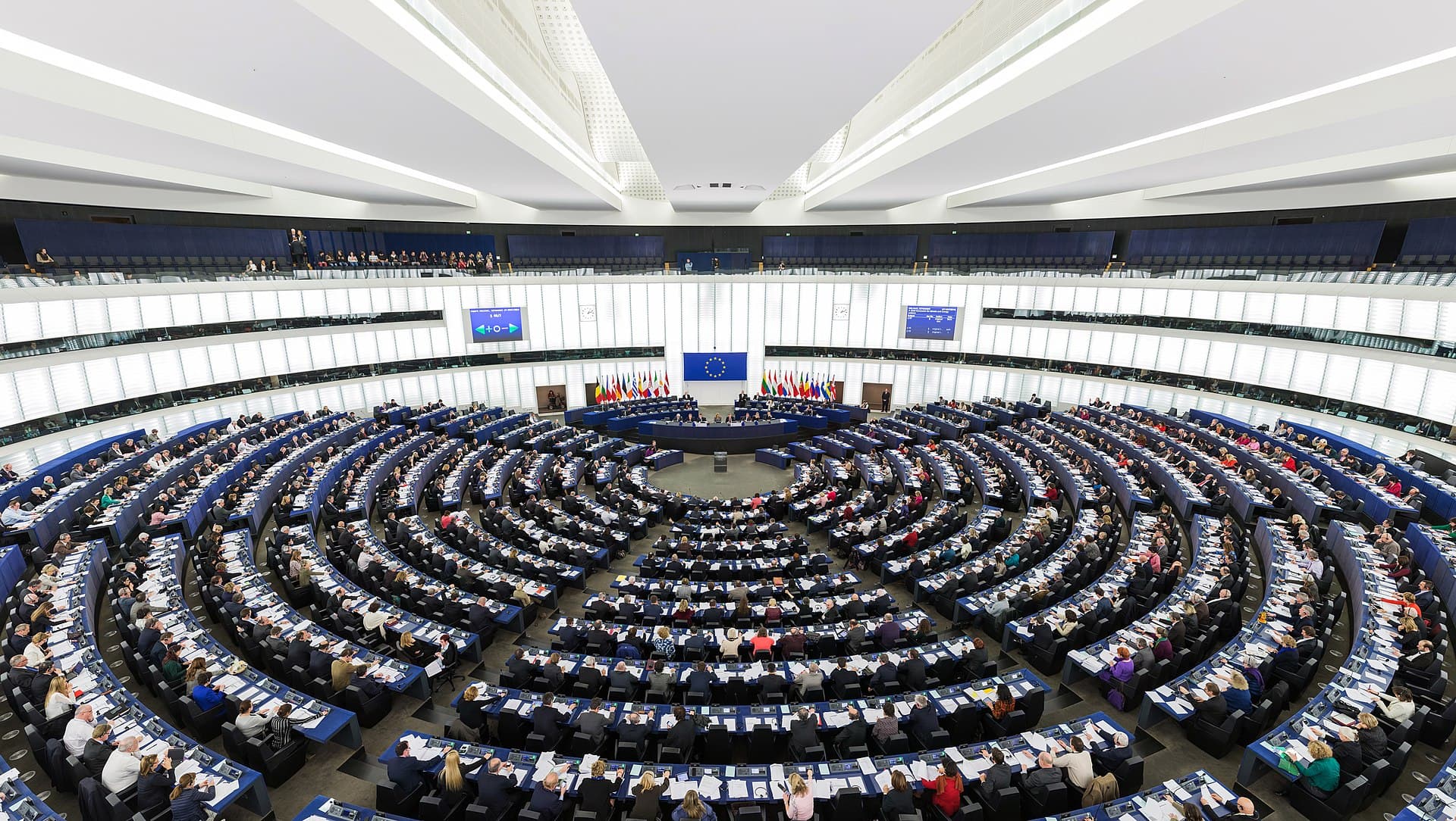 Hémicycle du Parlement européen à Strasbourg